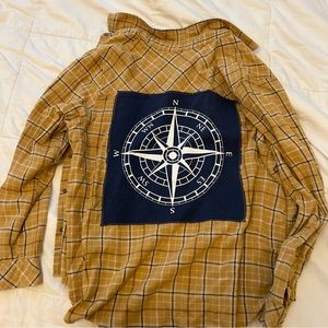 Custom patchwork flannel